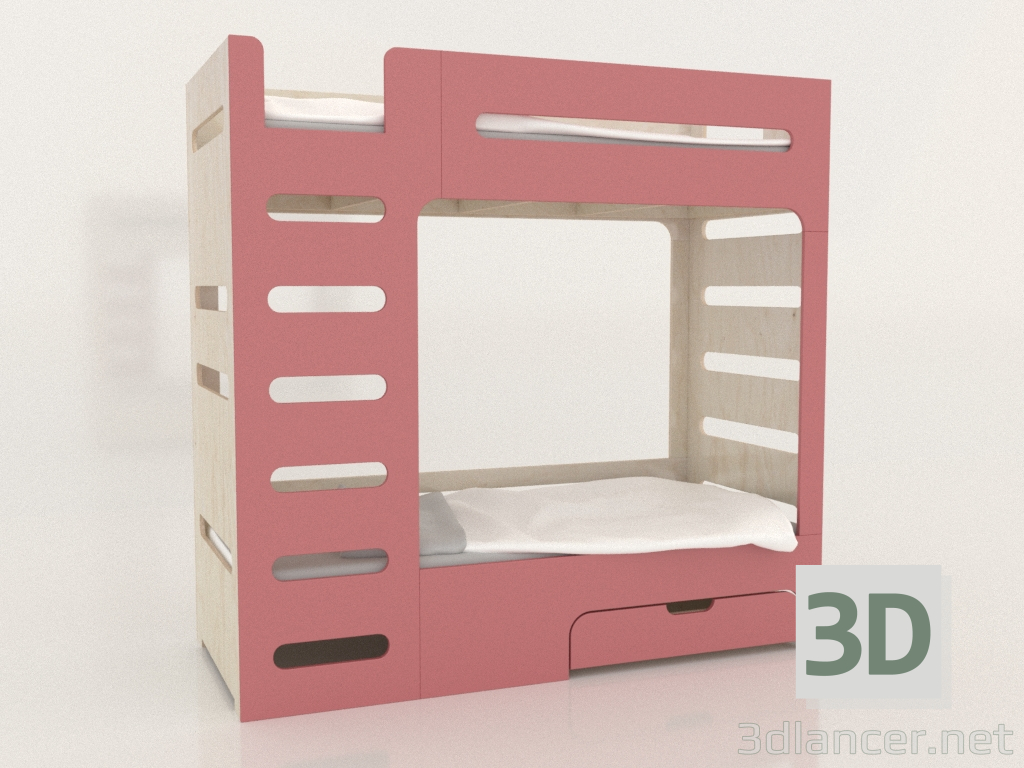 3D Modell Etagenbett MOVE EL (UEMEL1) - Vorschau