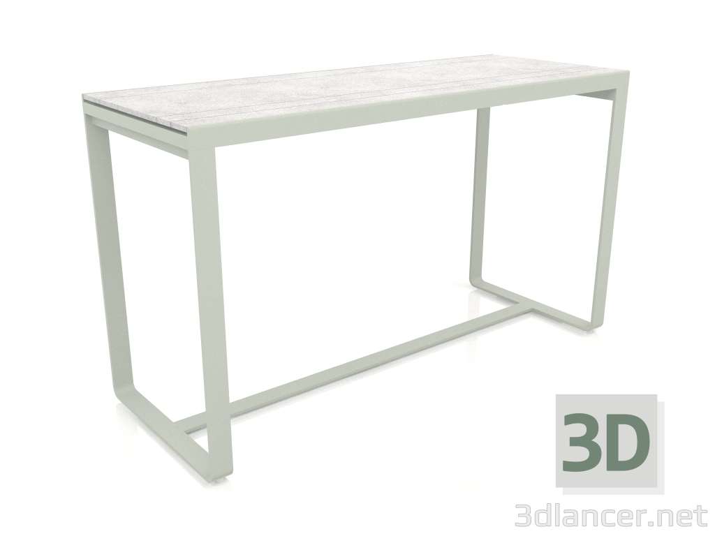 3D modeli Bar masası 180 (DEKTON Kreta, Çimento grisi) - önizleme