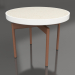 modèle 3D Table basse ronde Ø60 (Blanc, DEKTON Danae) - preview