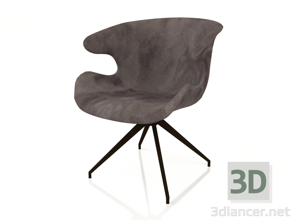 3d model Sillón Mia (Gris) - vista previa