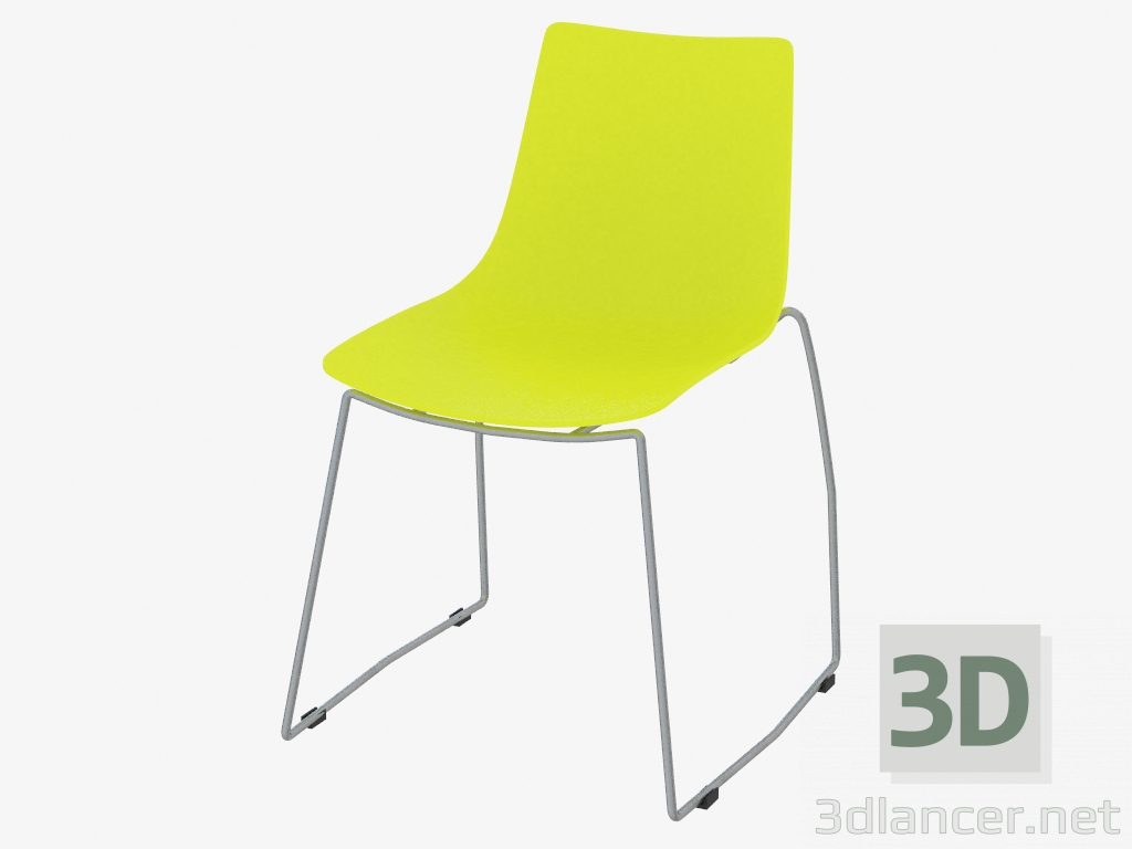 3d model silla de cafetería - vista previa