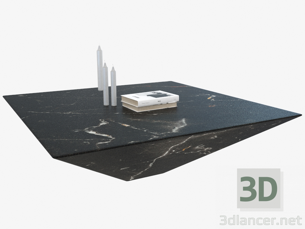modello 3D Tavolino Lythos (scuro) - anteprima