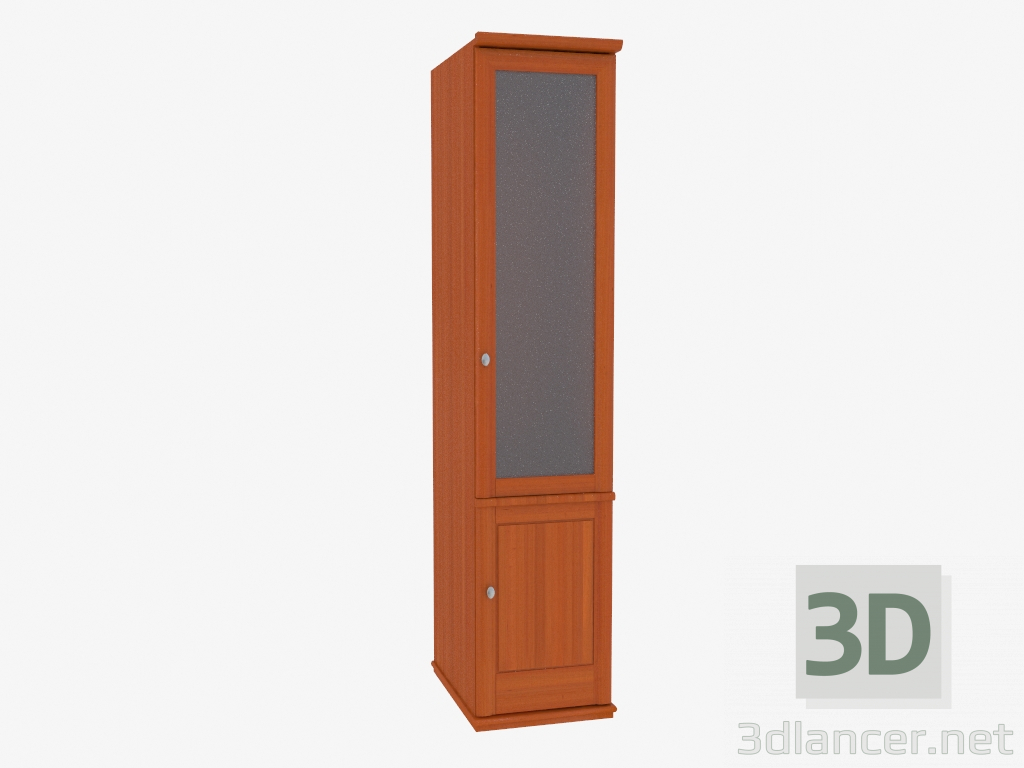 3d модель Шкаф узкий гардеробный (9725-46) – превью