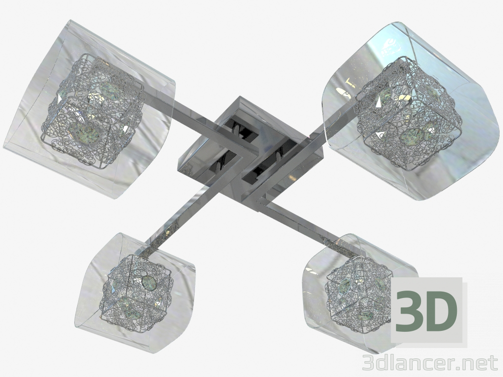 3d model Araña de luces (2006 4C) - vista previa