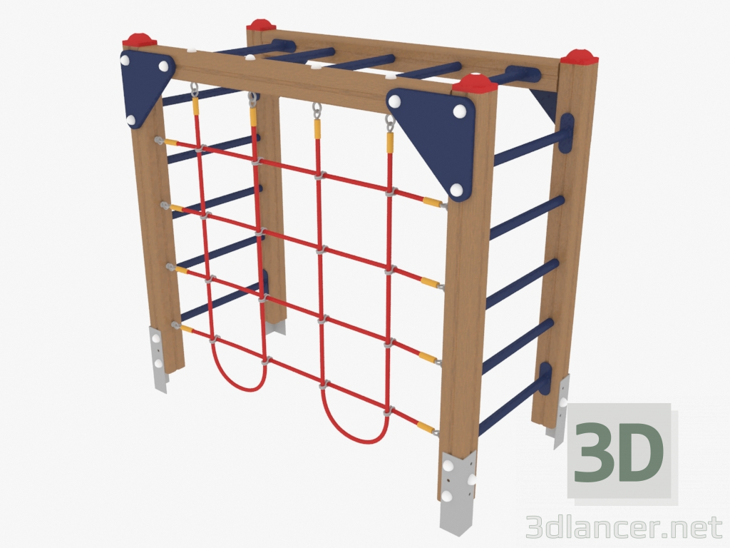 3D Modell Kinderspielanlage (4008) - Vorschau