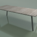 modello 3D Tavolo da pranzo esterno InOut (133, Alluminio laccato grigio, MAT-CL) - anteprima