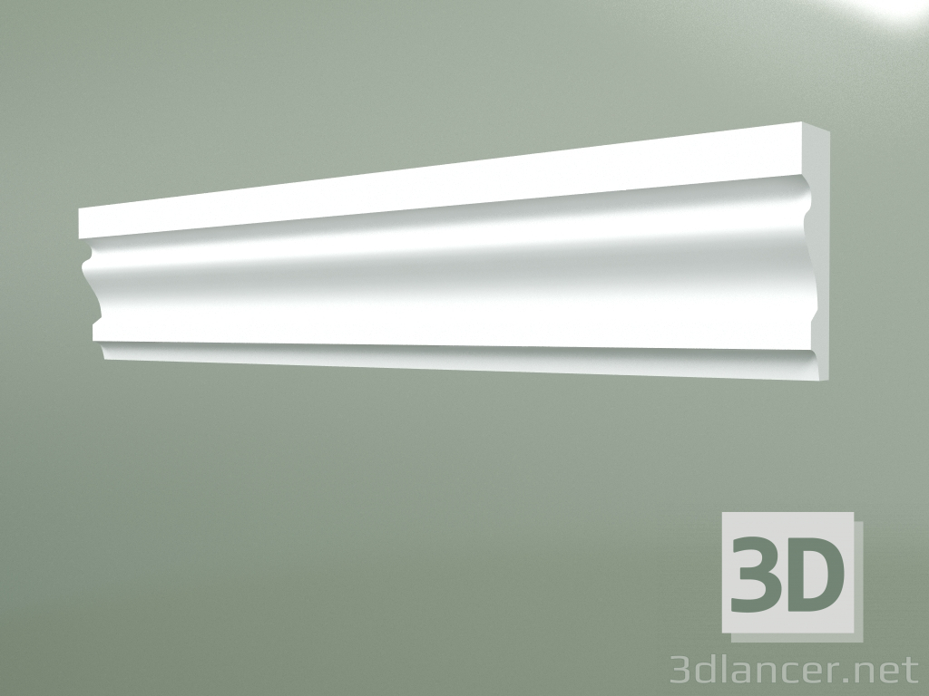 modello 3D Modanatura in gesso MT252 - anteprima