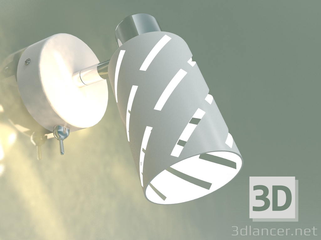 3D modeli Spot Fente 20090-1 (Beyaz-Krom) - önizleme