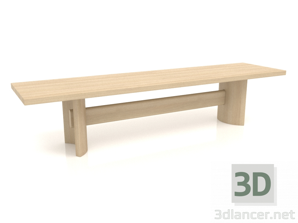 3d model Bench VK (1600x400x350, wood white) - preview