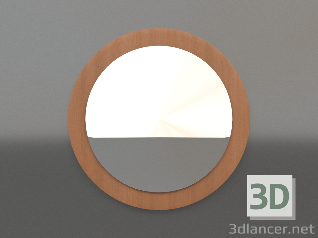 3d model Mirror ZL 25 (D=495, wood red) - preview