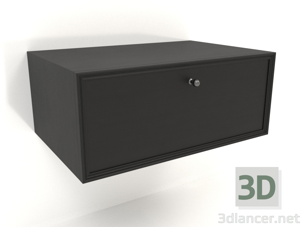 3d model Mueble de pared TM 14 (600x400x250, madera negra) - vista previa