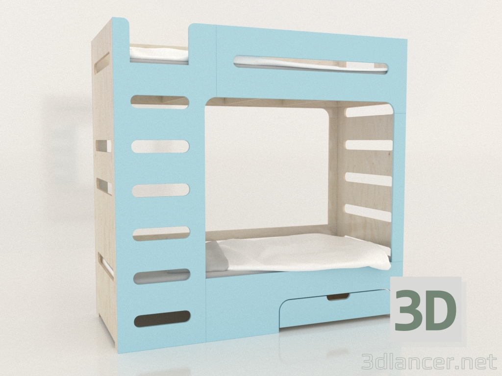 3D Modell Etagenbett MOVE EL (UBMEL1) - Vorschau