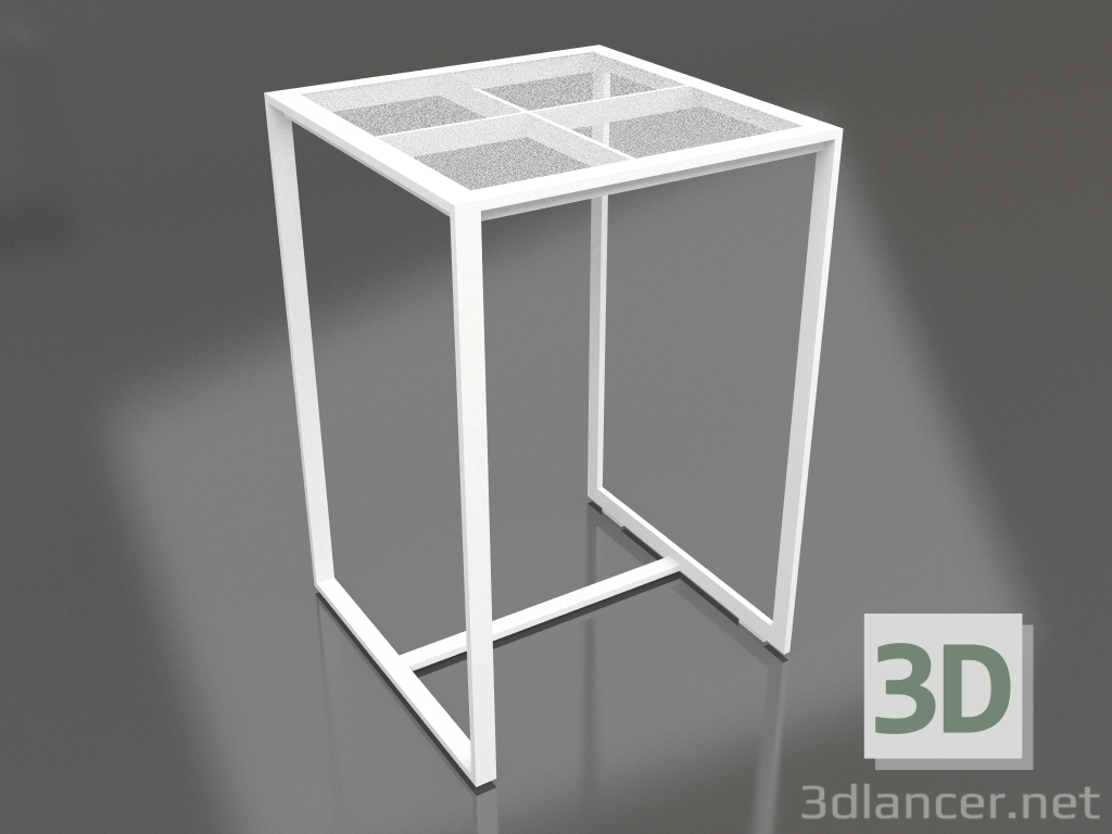 3d модель Барний столик (White) – превью