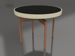 गोल कॉफ़ी टेबल Ø60 (गोल्ड, डेकटन डोमूस)