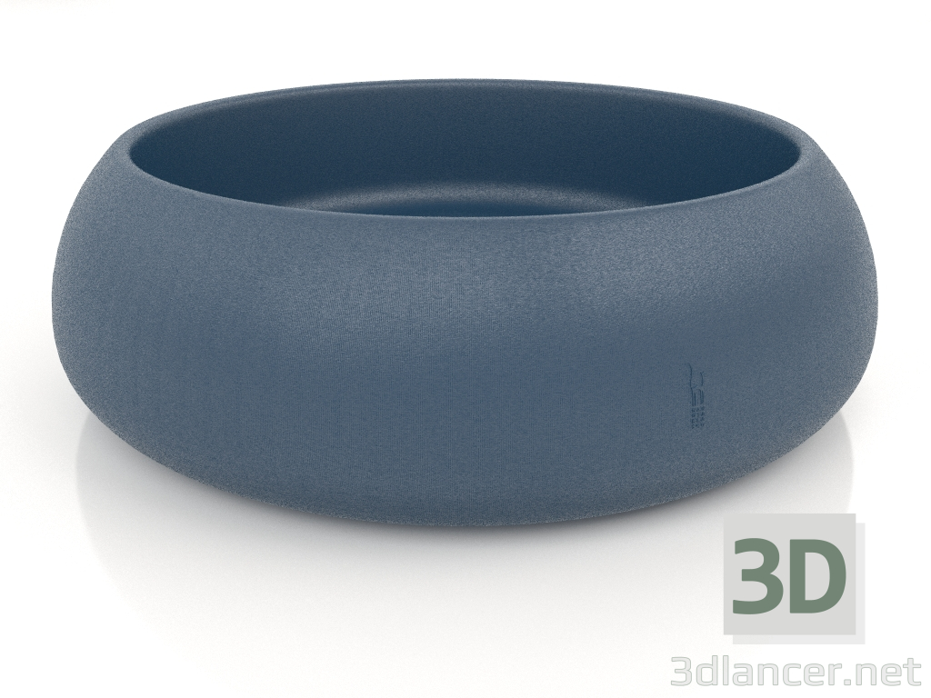 modèle 3D Cache-pot 4 (Gris bleu) - preview