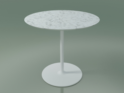 Tavolo rotondo 0745 (H 74 - P 80 cm, marmo, V12)