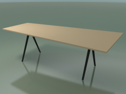Стол трапециевидный 5412 (H 74 - 120-80x240 cm, laminate Fenix F03, V44)