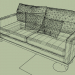 3d model sofa - vista previa