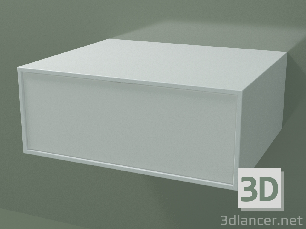 3D modeli Çekmece (8AUBAB01, Glacier White C01, HPL P01, L 60, P 50, H 24 cm) - önizleme