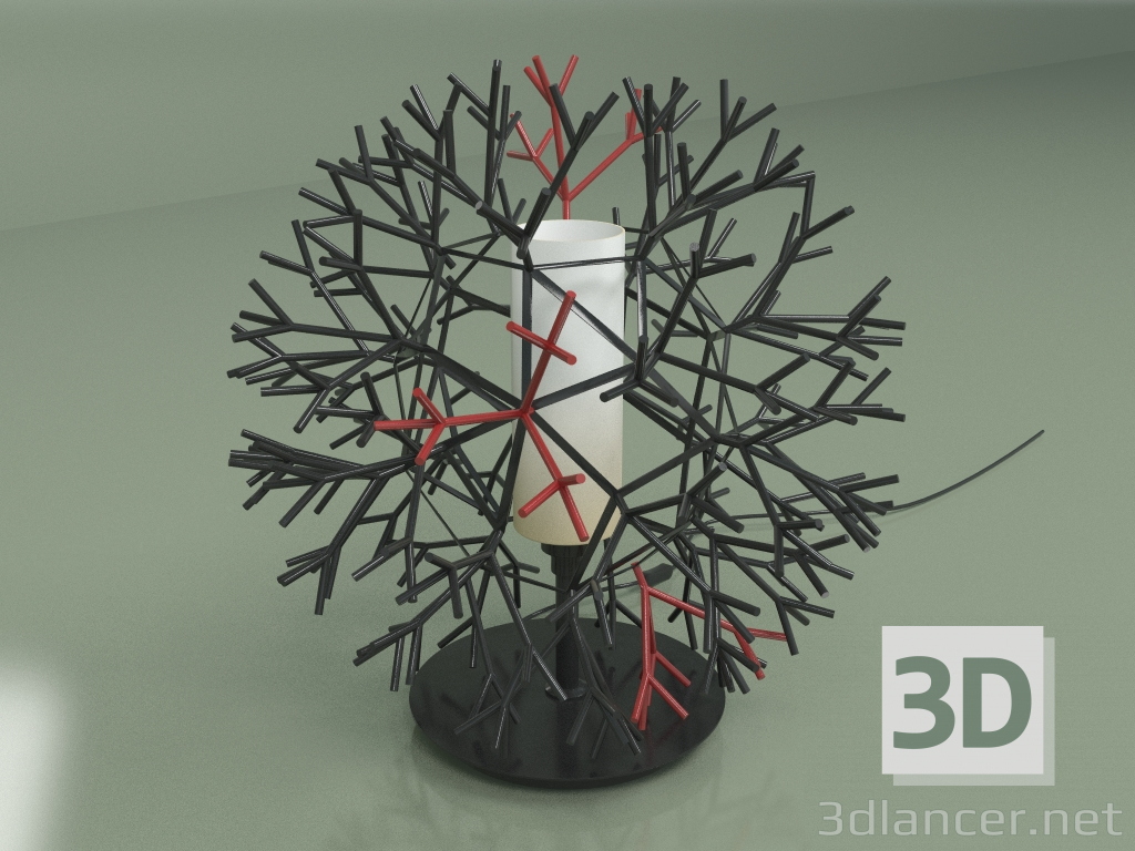 3D Modell Tischleuchte Pallucco Koralle - Vorschau