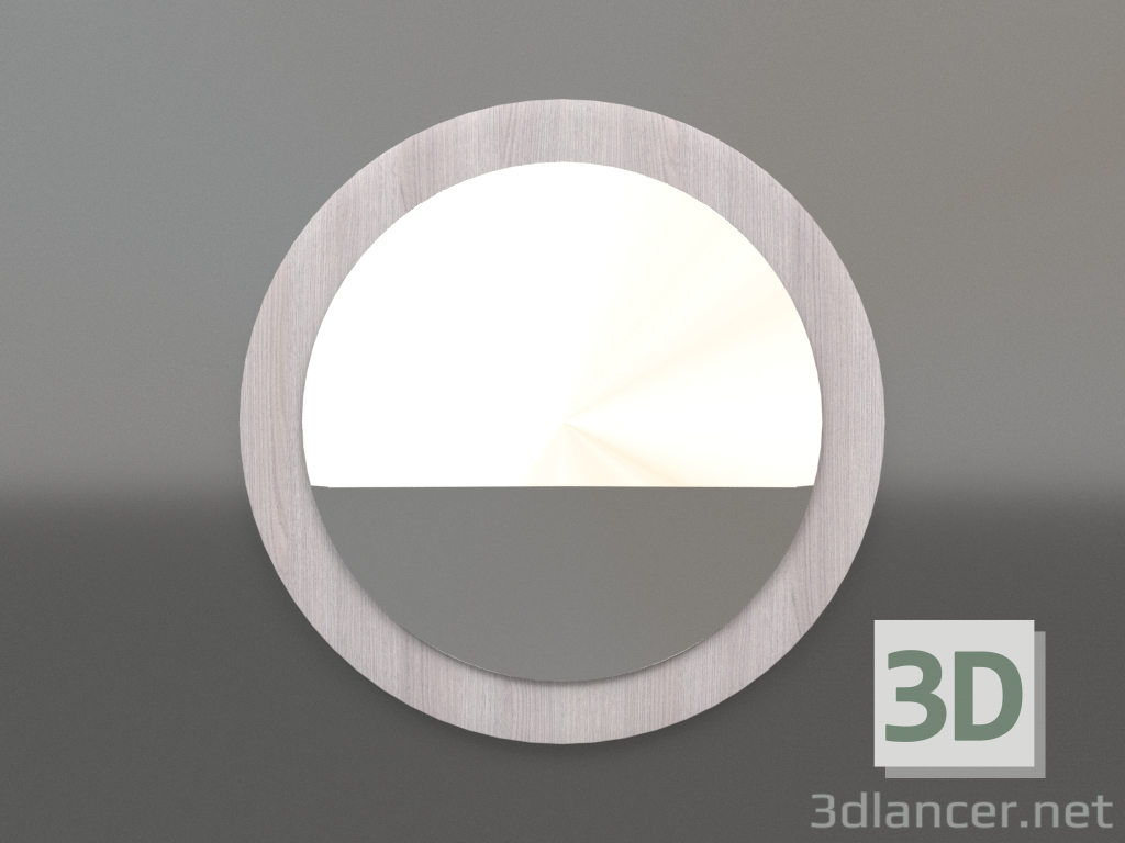 modello 3D Specchio ZL 25 (P=495, legno chiaro) - anteprima