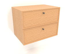 Mueble de pared TM 14 (600x400x455, madera chapada en caoba)