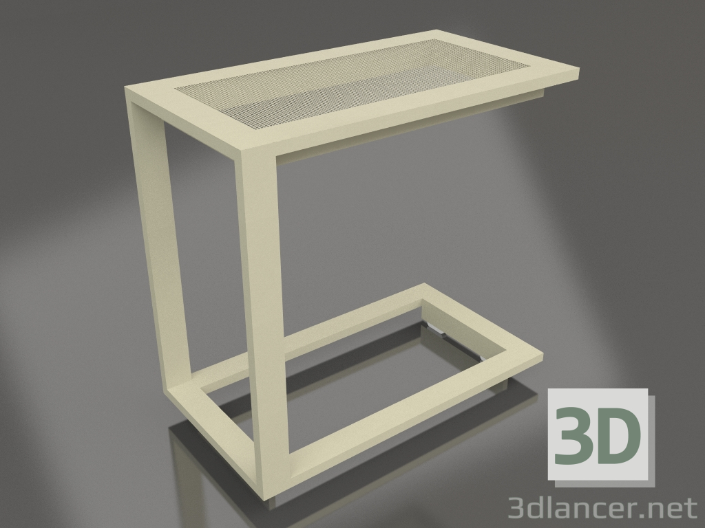 modello 3D Tavolino C (Oro) - anteprima