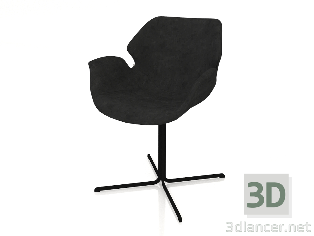 3D Modell Sessel Nikki All (Schwarz) - Vorschau