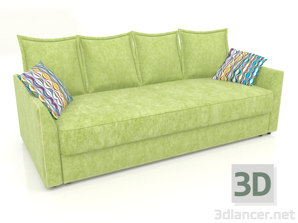 3d model Sofá Elegante 1 - vista previa