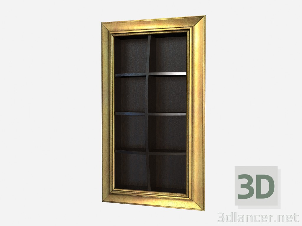 modello 3D Arte libreria grande stile Il In deco boheme z01 - anteprima