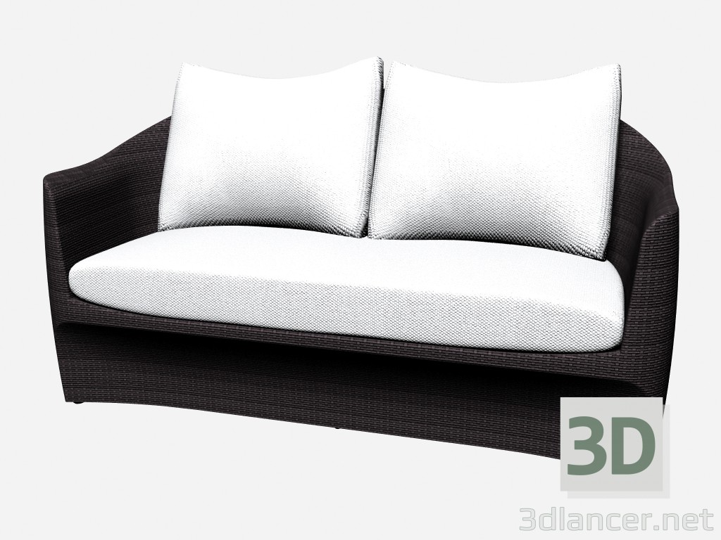 modèle 3D 2 Canapé-lit deux places Canapé 46400 46450 - preview