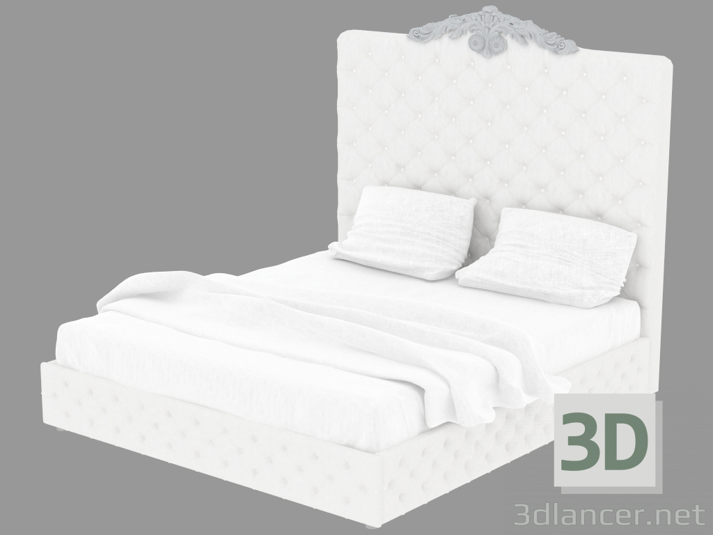 3D modeli Çift kişilik yatak AVERY yatak (1930) - önizleme