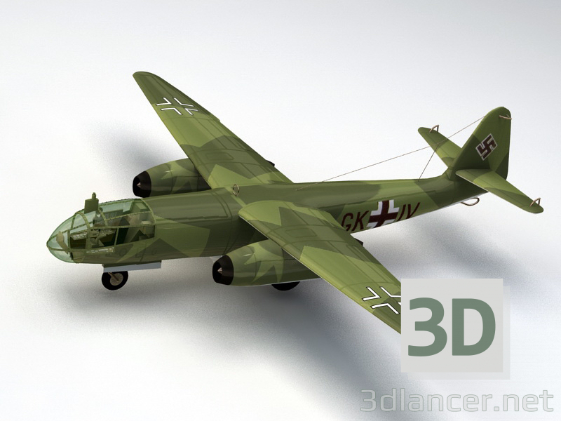 modello 3D Arado AR 234 - anteprima