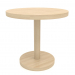 3 डी मॉडल डाइनिंग टेबल डीटी 012 (डी = 800x750, लकड़ी सफेद) - पूर्वावलोकन