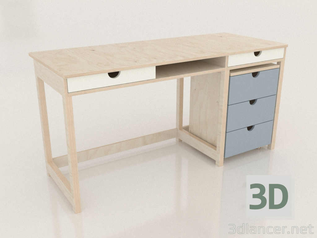 3D Modell MODE T1 Schreibtisch (TQDTA0) - Vorschau