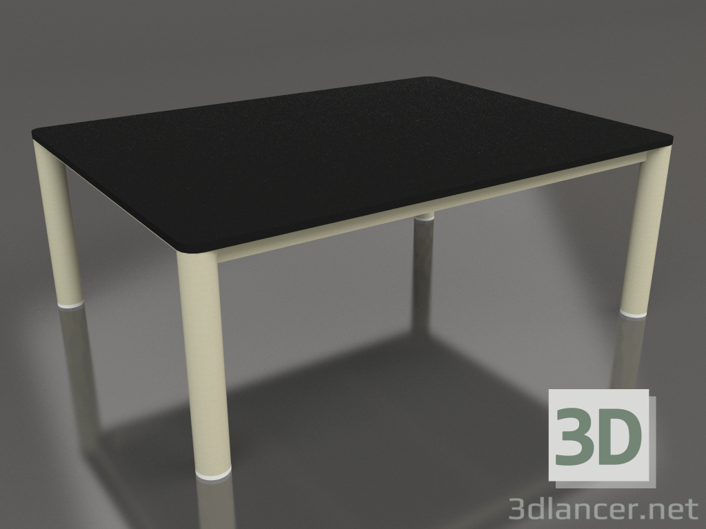 modello 3D Tavolino 70×94 (Oro, DEKTON Domoos) - anteprima