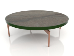 Round coffee table Ø120 (Bottle green, DEKTON Radium)