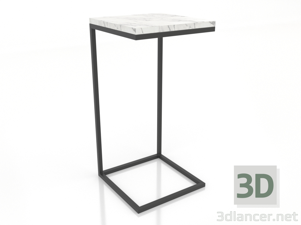3d model Side table (stone calacatta) - preview 3d model Side table (stone calacatta) - preview