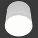 3D Modell Falsche Deckenleuchte LED (DL18484_WW-Weiß R) - Vorschau