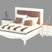 3D modeli Çift kişilik yatak Perla Del Mare (6344) - önizleme