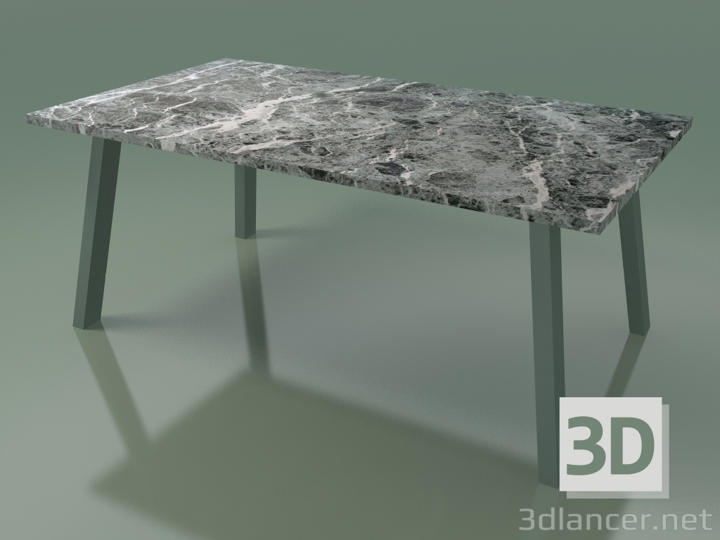 modello 3D Tavolo da pranzo esterno InOut (134, ALLU-SA, MAT-GP) - anteprima