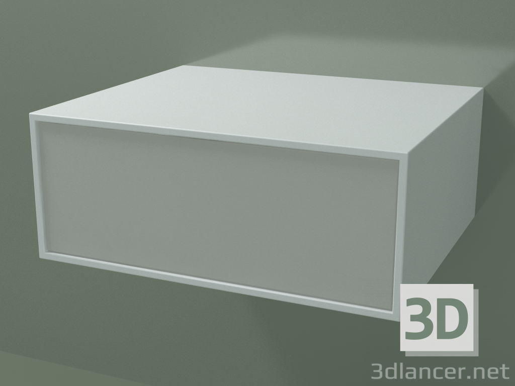 3d model Drawer (8AUBAB01, Glacier White C01, HPL P02, L 60, P 50, H 24 cm) - preview
