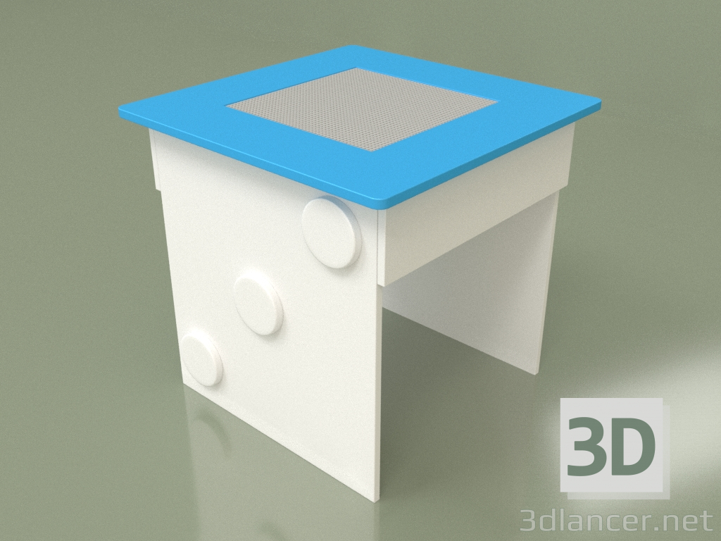 3D modeli Oyun alanı ile oyun masası (Topaz) - önizleme