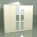 3d model Wardrobe 6 doors with a mirror VN 1603-1 - preview