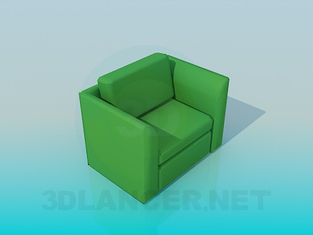 modelo 3D Sillón - escuchar modelo 3D Sillón - escuchar