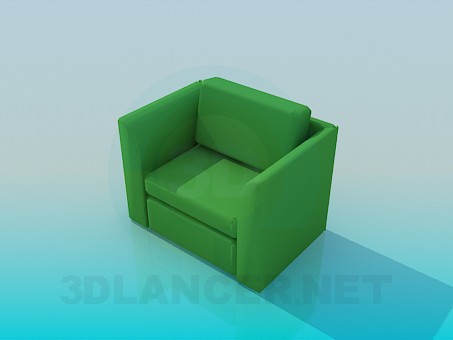 modelo 3D Sillón - escuchar modelo 3D Sillón - escuchar