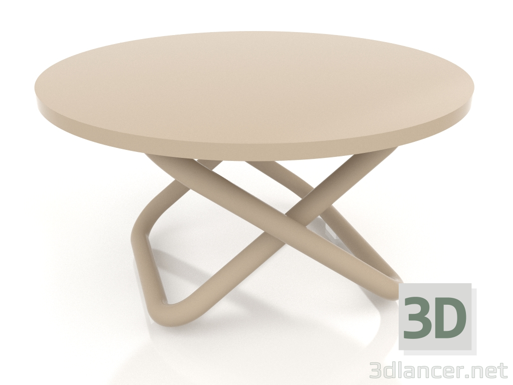 3D Modell Niedriger Tisch Ø48 (Sand) - Vorschau
