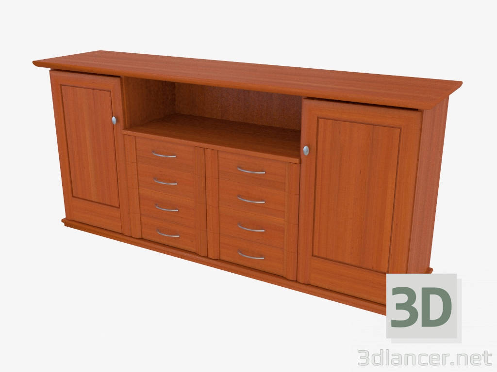3d model Buffet four-section (9711-42) - preview