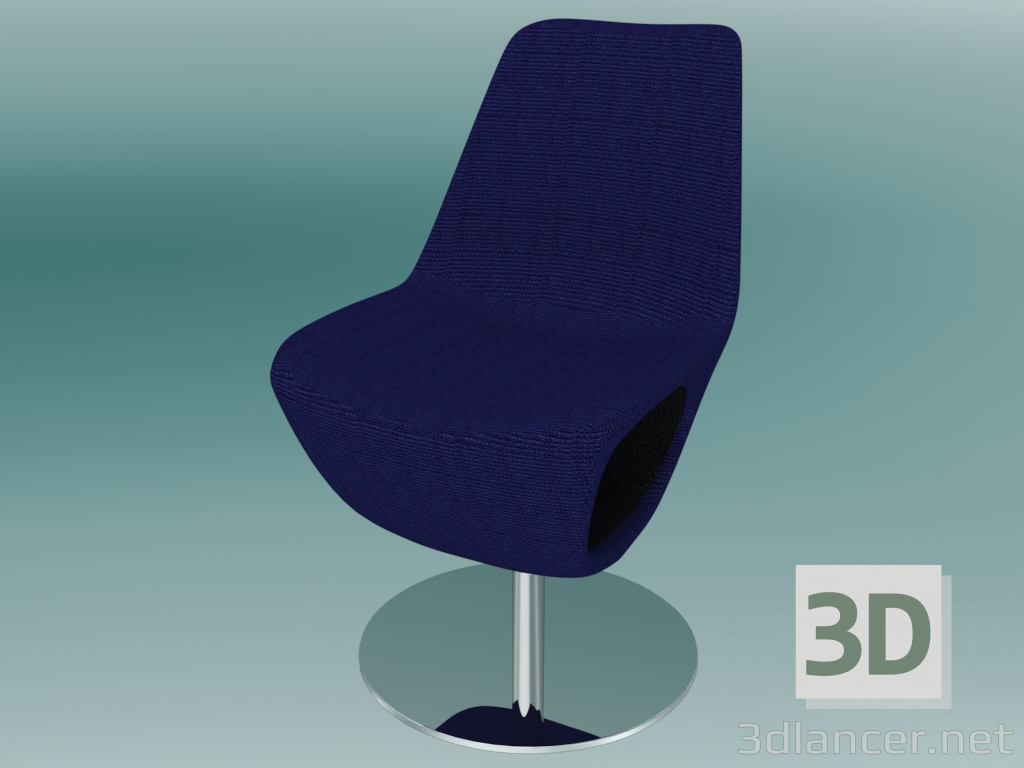 modèle 3D Chaise pivotante (10R) - preview