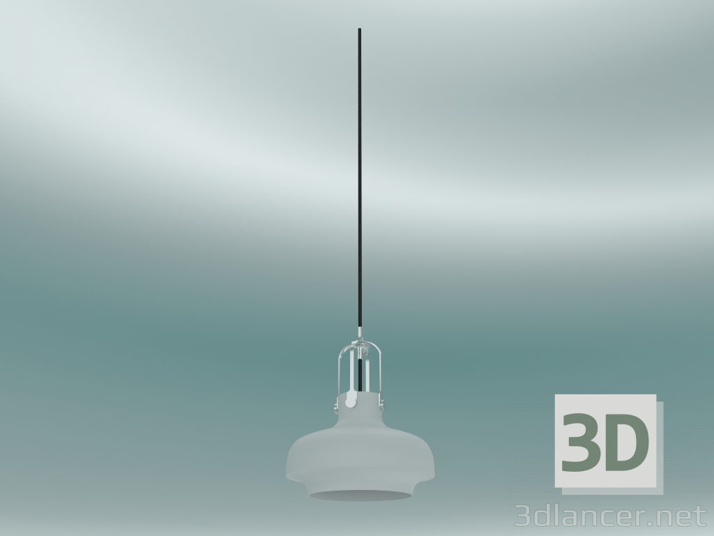 3d model Lámpara colgante Copenhagen (SC6, Ø20cm H 25cm, Blanco mate) - vista previa